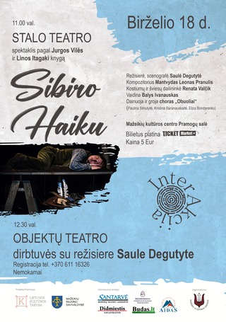 Stalo teatras „Sibiro haiku“ pagal Jurgos Vilės ir Linos Itagaki knygą
