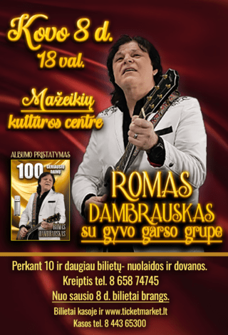 ROMAS DAMBRAUSKAS su gyvo garso grupe